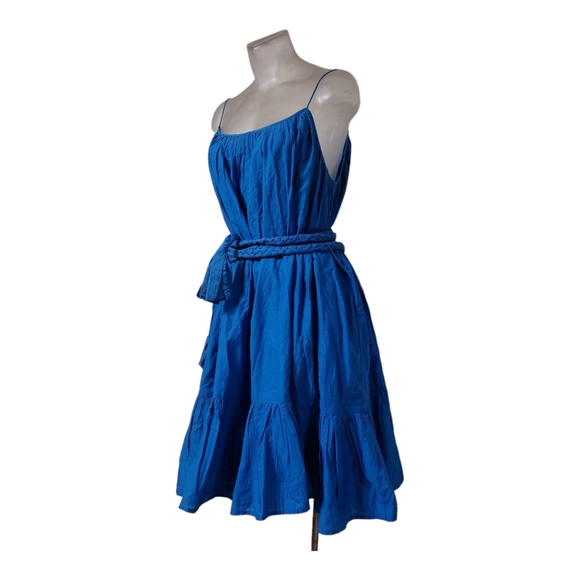 Rhode Resort Nala Scarlet Blue Short Sun Dress Size L vacation beach - Picture 2 of 16